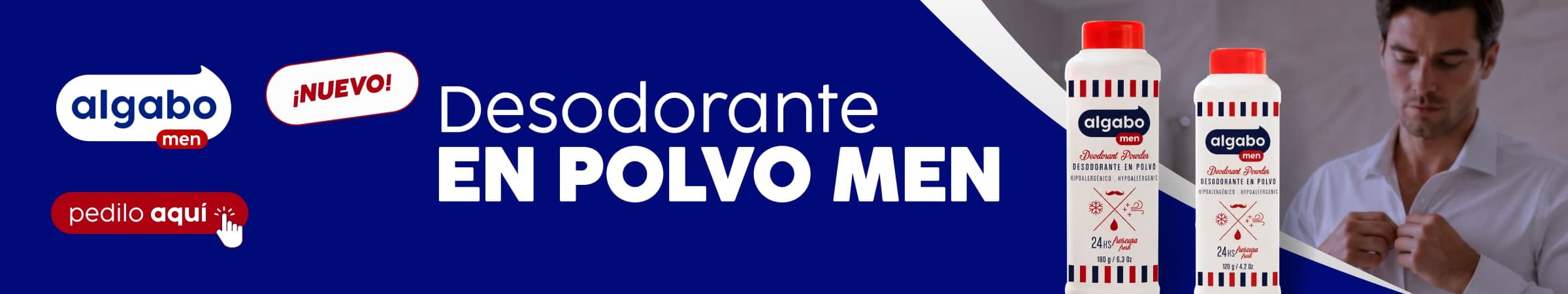 Novedad: desodorante en polvo Algabo Men